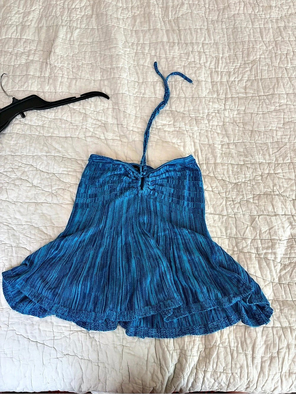 Free People Blue Crop Top Size XS Like New
